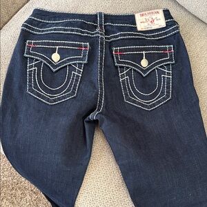 True Religion Women's Dark Blue Boot Cut Jeans